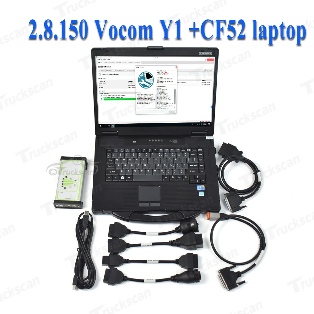 For volvo vocom Y1Construction Equipment Trucks for volvo xtruck vocom Y1 vcads diagnostic scanner tool + CF52 CF-52 Laptop
For volvo vocom Y1Construction Equipment Trucks for volvo xtruck vocom Y1 vcads diagnostic scanner tool + CF52 CF-52 Laptop