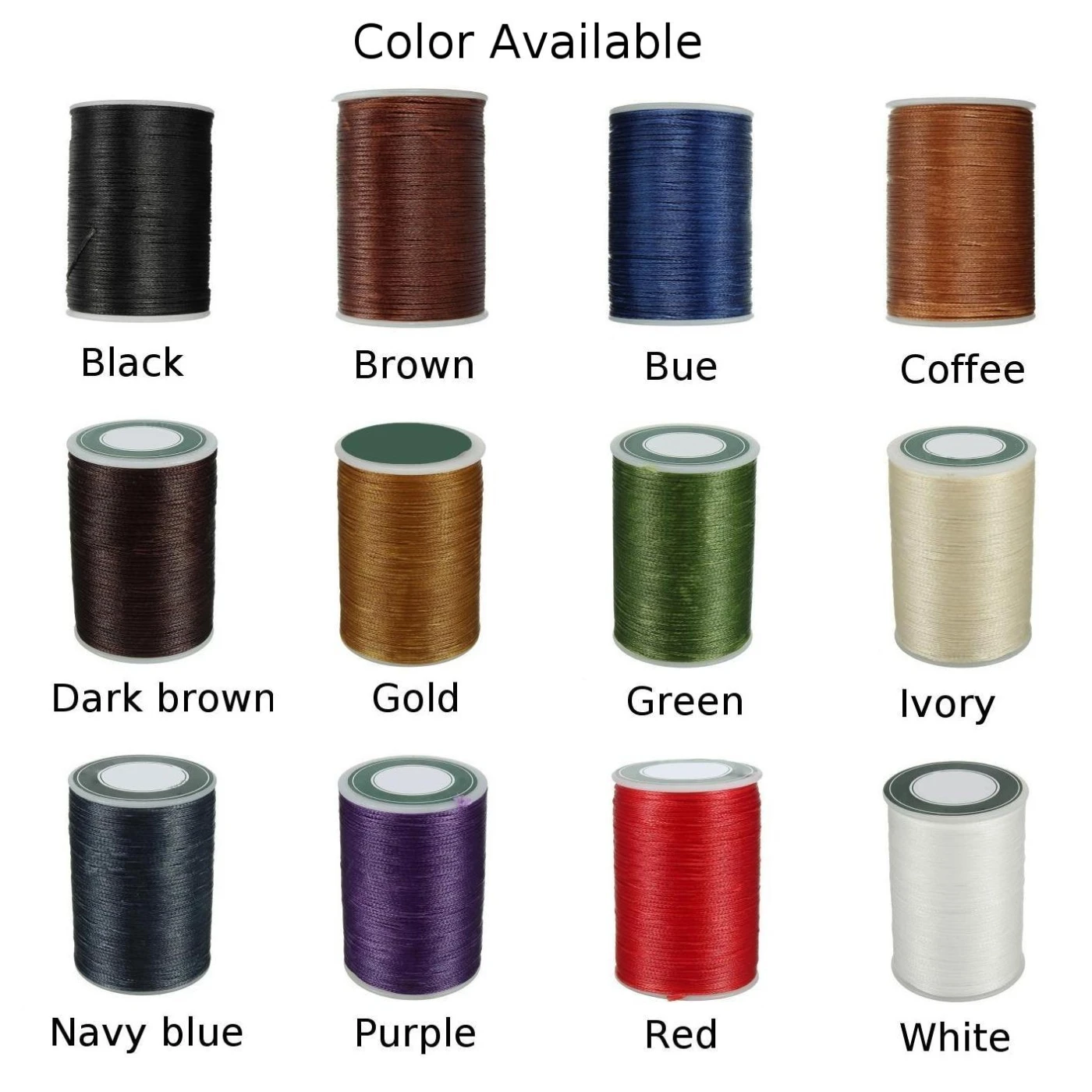 Waxed Thread Polyester Cord For Sewing Stitch Leather Craft Diy Handbags Purses Heavy Duty Woven Materials 78m X 0.8mm Diameter
Waxed Thread Polyester Cord For Sewing Stitch Leather Craft Diy Handbags Purses Heavy Duty Woven Materials 78m X 0.8mm Diameter