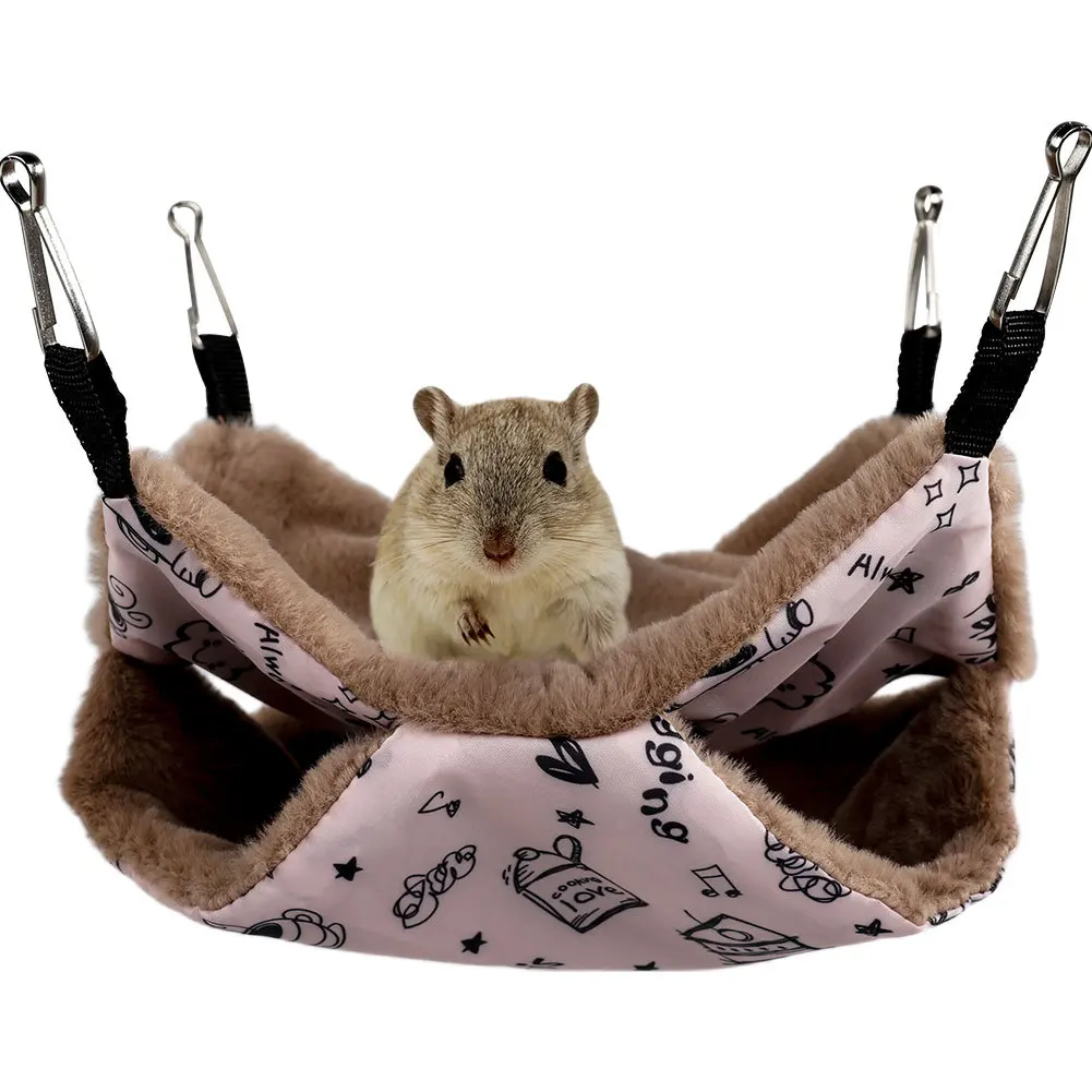Hanging Hamster Nest Double Layer Warm Pet Sleeping Bag, Hammock for Squirrel, Honey Bag, Glider
Hanging Hamster Nest Double Layer Warm Pet Sleeping Bag, Hammock for Squirrel, Honey Bag, Glider