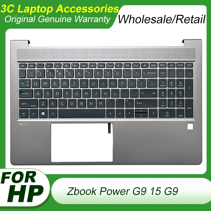 

Новинка для ноутбука HP Zbook power G9 15 G9, верхняя зеркальная подставка для ноутбука, сменная клавиатура с верхней крышкой, задняя подсветка