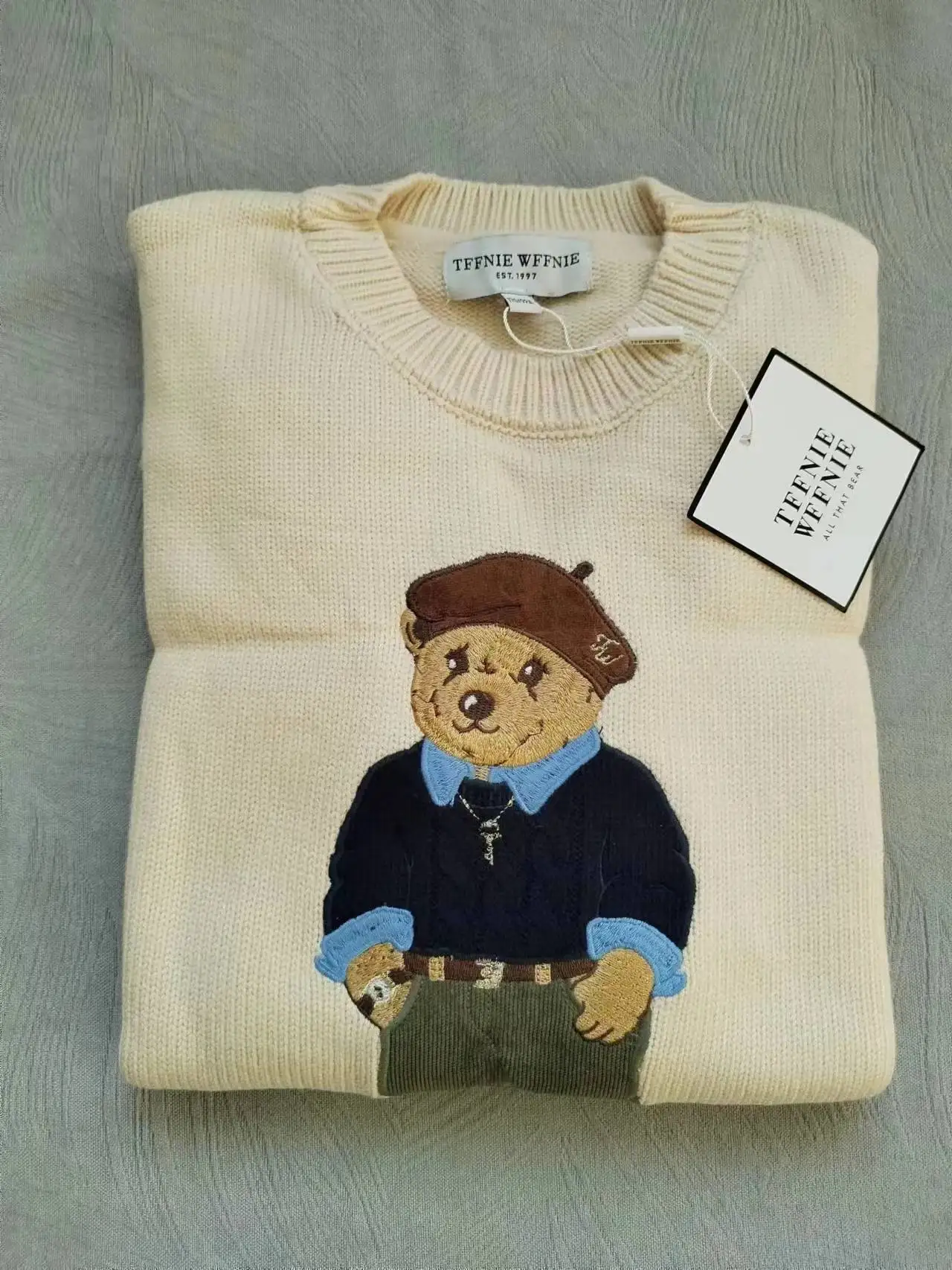 Bear Knit Casual Pullovers For Women,Beige ColorWinter Jumpers Oversize Loose Sweater , Full Sleeves Tops, 한국인 리뷰 많은 옷, Traf
Bear Knit Casual Pullovers For Women,Beige ColorWinter Jumpers Oversize Loose Sweater , Full Sleeves Tops, 한국인 리뷰 많은 옷, Traf