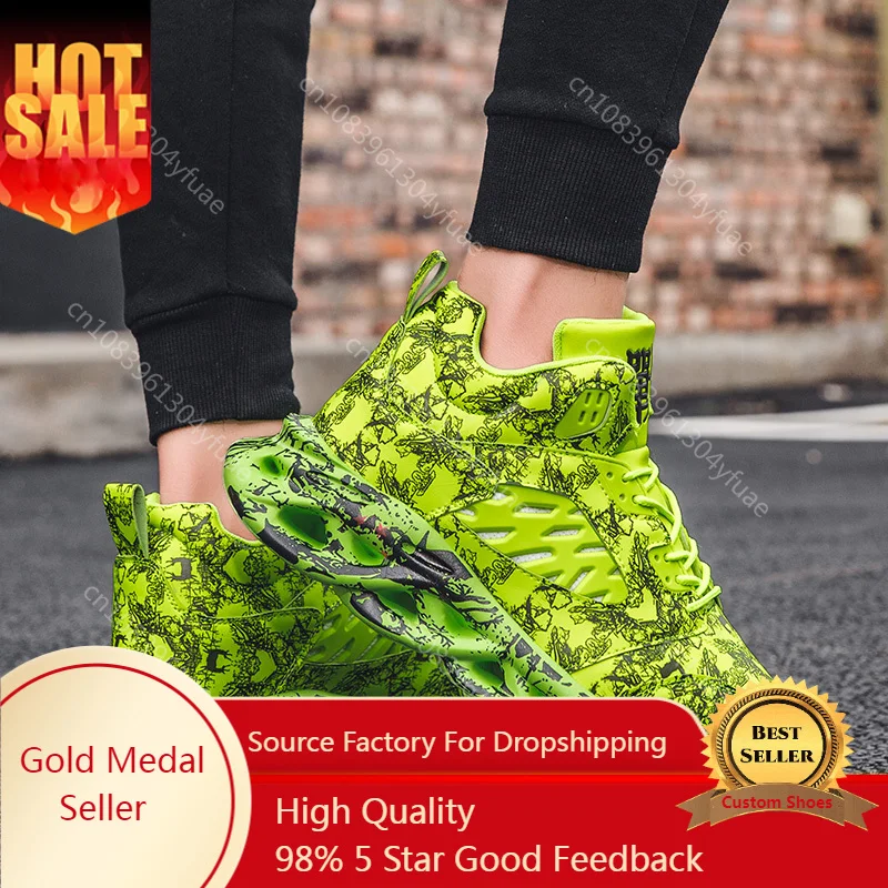 Green Blade Shoes Men Lightweight Big Size 46 Graffiti Man Chunky Sneakers Hip Hop Male Shoes Red High Top Sneakers кеды мужские
Green Blade Shoes Men Lightweight Big Size 46 Graffiti Man Chunky Sneakers Hip Hop Male Shoes Red High Top Sneakers кеды мужские