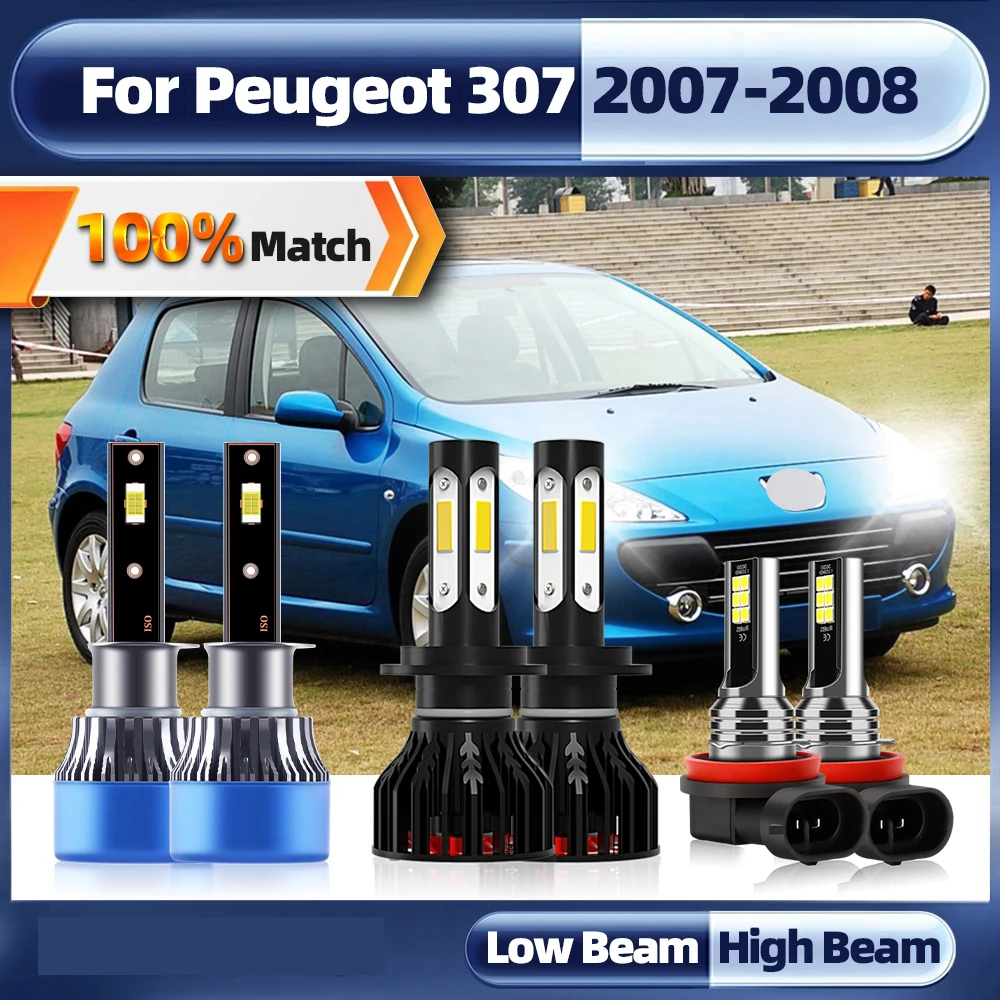 360W 60000LM Canbus LED Car Headlight H1 H7 LED Bulb H11 Auto Fog Lamp Turbo Auto Headlamp 6000K For Peugeot 307 2007 2008
360W 60000LM Canbus LED Car Headlight H1 H7 LED Bulb H11 Auto Fog Lamp Turbo Auto Headlamp 6000K For Peugeot 307 2007 2008