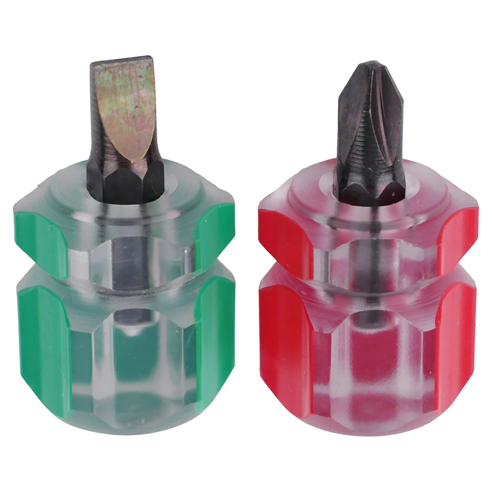 2pcs Mini Short Screwdriver Set Cross-head Screwdriver Slotted Screwdriver Hand Tools Sewing Machine Repair Tools Red/green
2pcs Mini Short Screwdriver Set Cross-head Screwdriver Slotted Screwdriver Hand Tools Sewing Machine Repair Tools Red/green