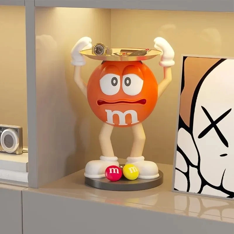 Cartoon M&ms Statue M Bean M&ms Sculpture Resin M Bean Man Doll Table Ornament With Storage Tray Rack Holder for Hoom Decoration
Cartoon M&ms Statue M Bean M&ms Sculpture Resin M Bean Man Doll Table Ornament With Storage Tray Rack Holder for Hoom Decoration