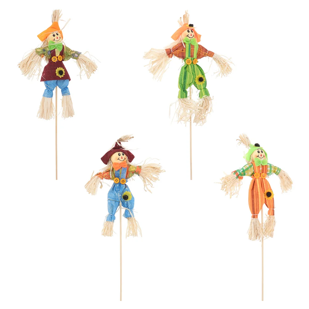 Mini Scarecrow Stick Standing Decorations Garden Stake Fall Harvest Thanksgiving Party Ornament Home Garden
Mini Scarecrow Stick Standing Decorations Garden Stake Fall Harvest Thanksgiving Party Ornament Home Garden