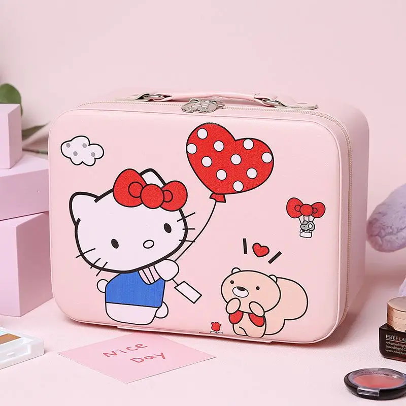 Sanrio Hello Kitty Makeup Box Desktop Girls Cartoon Pompompurin Little Twin Stars PU Leather Makeup Mirror Storage Box Kid Gifts
Sanrio Hello Kitty Makeup Box Desktop Girls Cartoon Pompompurin Little Twin Stars PU Leather Makeup Mirror Storage Box Kid Gifts