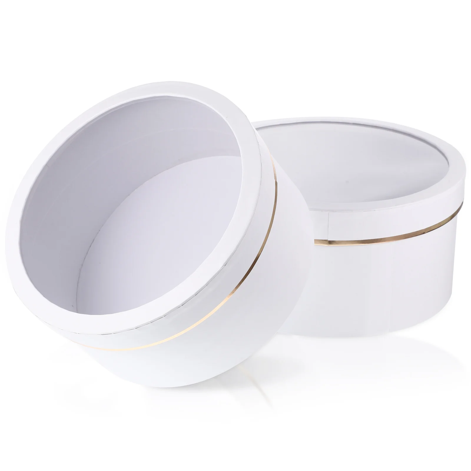 2 Pcs Round Gift Package with Window-Type Holes Flower Boxes for Arrangements Clear Flowers Floral Valentine Luxury
2 Pcs Round Gift Package with Window-Type Holes Flower Boxes for Arrangements Clear Flowers Floral Valentine Luxury