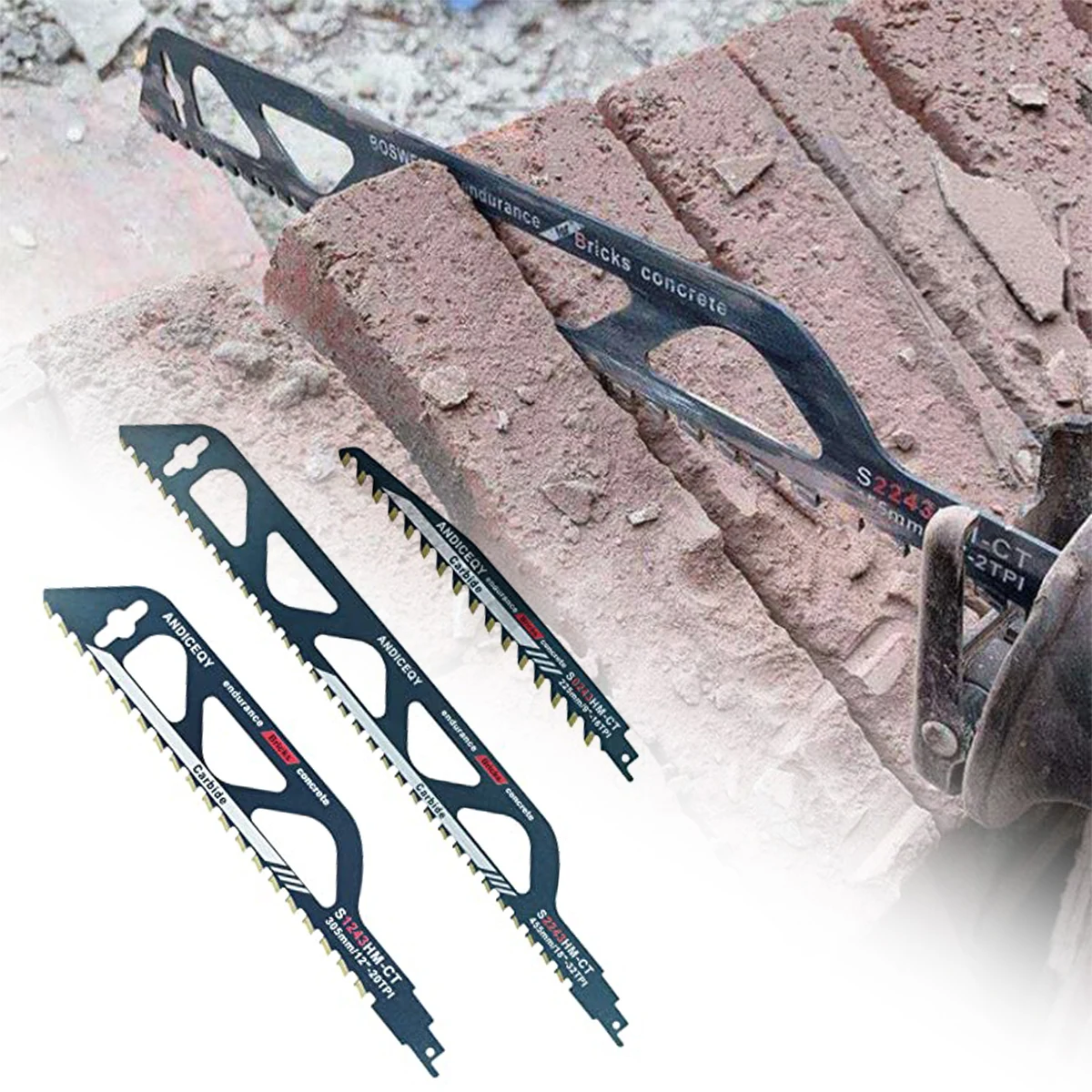 3Pcs Reciprocating Saw Blade Tungsten Carbon Alloy Pruning Saw Blade Sharp Clean Fast Cutting Saw Blade Woodworking Tool
3Pcs Reciprocating Saw Blade Tungsten Carbon Alloy Pruning Saw Blade Sharp Clean Fast Cutting Saw Blade Woodworking Tool