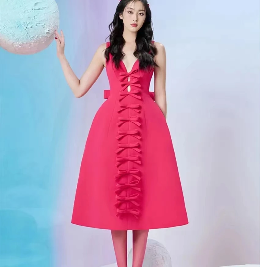 2023 Sundress Women Boho Beach Party Dress Sexy Vintage Sleeveless Summer Lace Runway Embroidery Backless Women Spaghetti Strap
2023 Sundress Women Boho Beach Party Dress Sexy Vintage Sleeveless Summer Lace Runway Embroidery Backless Women Spaghetti Strap