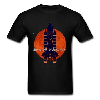 SpaceX Ship Over Venus 티셔츠 일몰 우주선 항공기 100% 코튼 패셔너블 티셔츠, 청소년 남자 연인의 날 남편 티셔츠