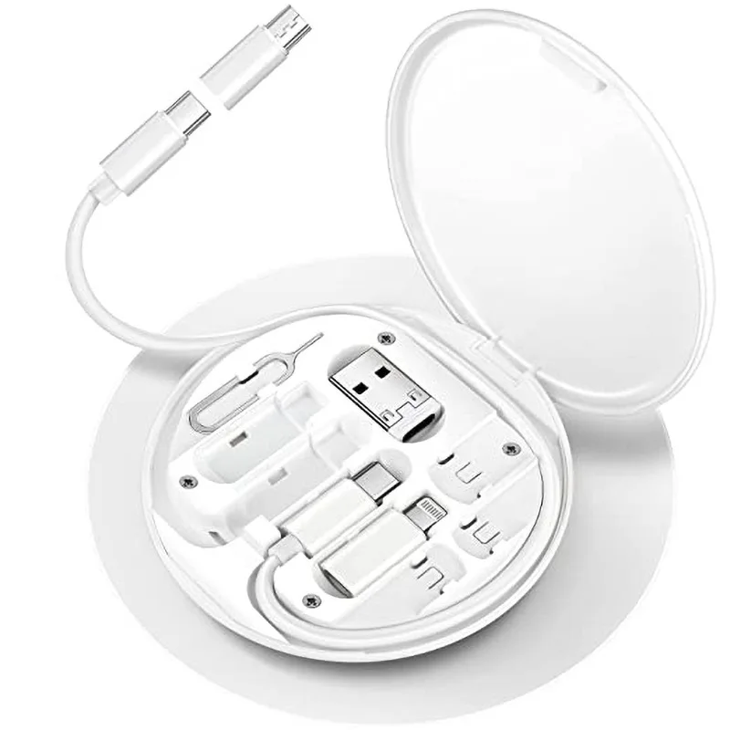 60W Type-C To USB C To Micro USB To Lighting Fast Charging Adapter Kit for IPhone 14 13 12 Pro OTG Converter Multi Storage Box
60W Type-C To USB C To Micro USB To Lighting Fast Charging Adapter Kit for IPhone 14 13 12 Pro OTG Converter Multi Storage Box