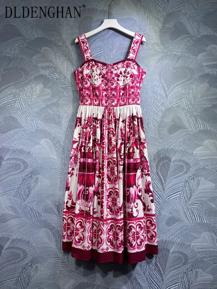 DLDENGHAN Spring Summer 100% Cotton Dress Women Spaghetti Strap Sleeveless Flowers Print Bohemian Backless Dresses Runway New
DLDENGHAN Spring Summer 100% Cotton Dress Women Spaghetti Strap Sleeveless Flowers Print Bohemian Backless Dresses Runway New