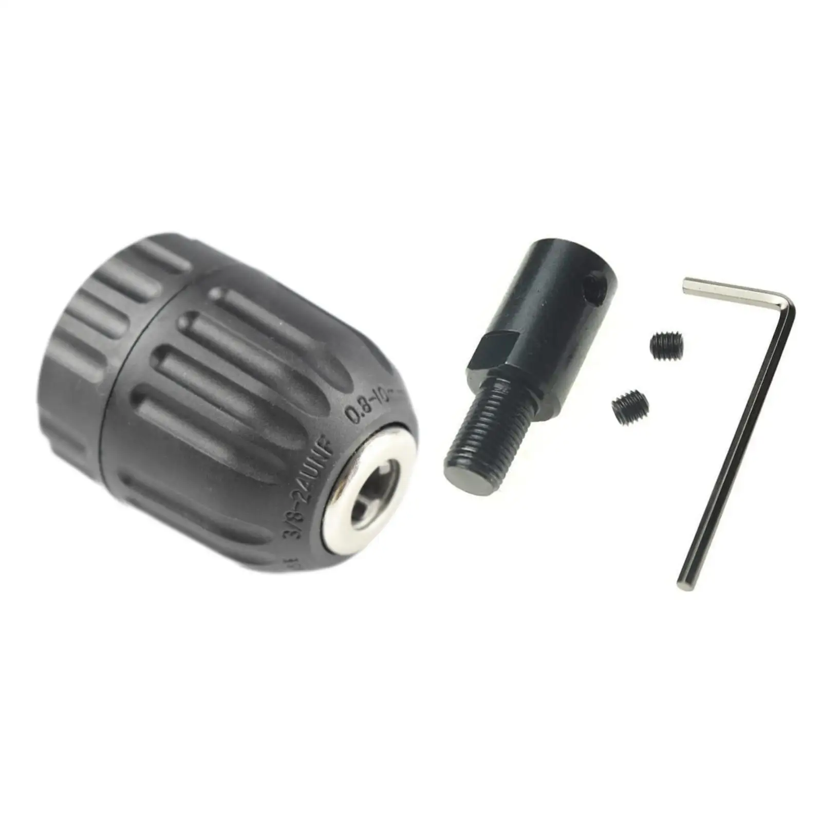 CHANCS Thread 0.8mm-10mm Drill Chuck Keyless Drill bits 3/8-24UNF Thread Drill Chuck ConnectingRod Inner Diameter 6mm 6.35mm 8mm
CHANCS Thread 0.8mm-10mm Drill Chuck Keyless Drill bits 3/8-24UNF Thread Drill Chuck ConnectingRod Inner Diameter 6mm 6.35mm 8mm