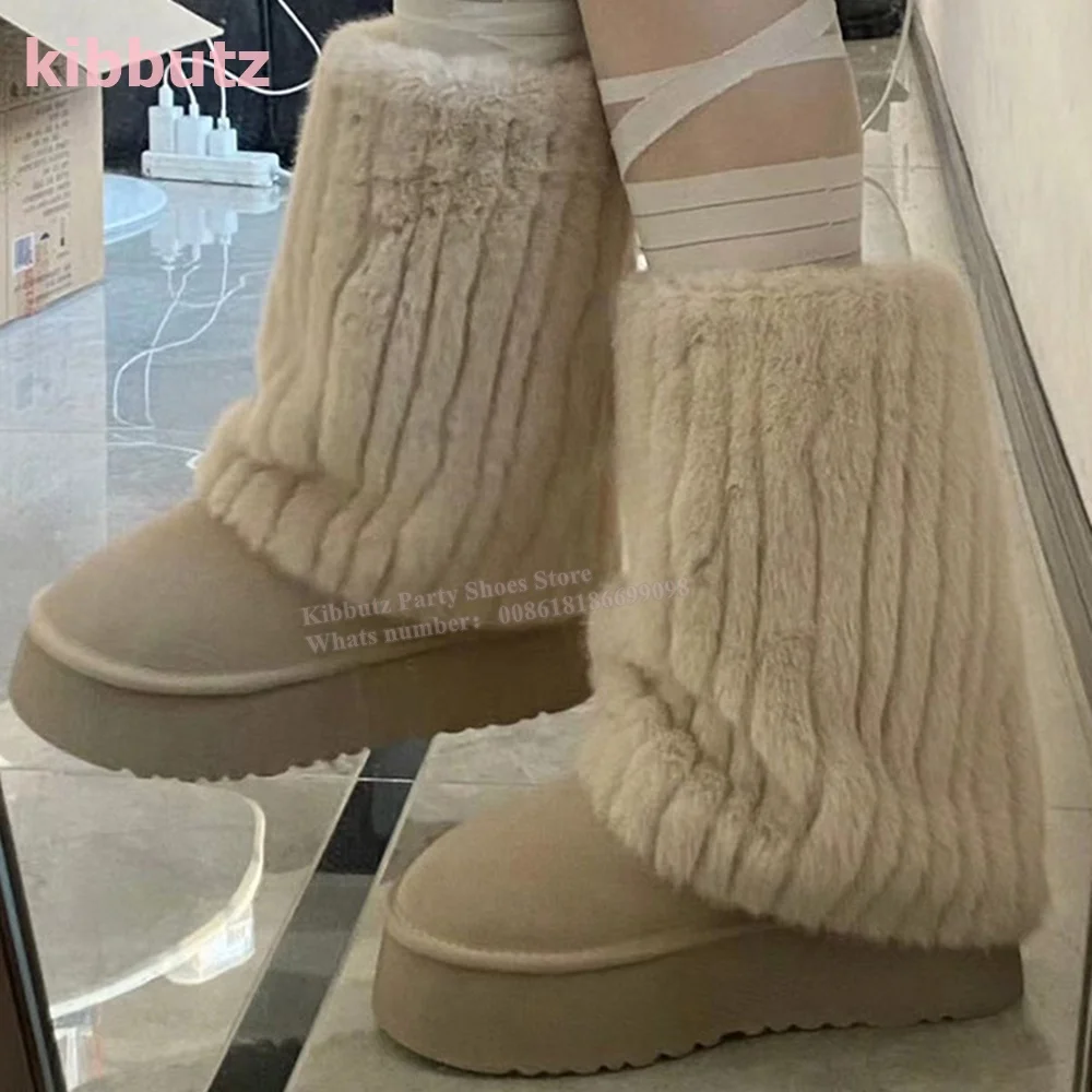 Turned-Over Edge Ankle Snow Boots Platform Height Increasing Round Toe Slip-On Fashion Concise Winter Warm Women Shoes Newest
Turned-Over Edge Ankle Snow Boots Platform Height Increasing Round Toe Slip-On Fashion Concise Winter Warm Women Shoes Newest