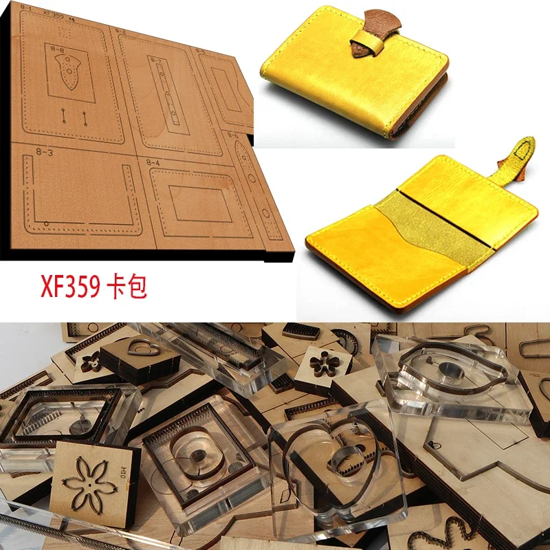 

Новая японская стальная лезвия деревянная сумка для карточек/кошелек кожаный ремесло перфоратор ручной инструмент нож для резки форма XF359 инструменты для работы с кожей