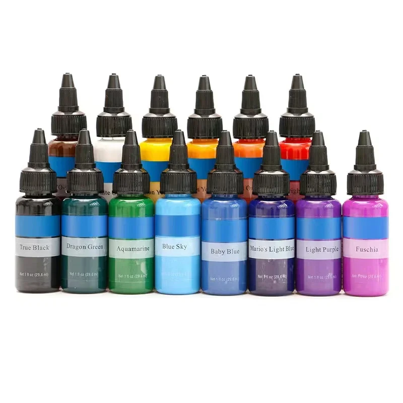 14Colors 30ml/Bottle Professional TattooInk For Body Art Natural Plant Micropigmentation Pigment Permanent Tattoo Ink
14Colors 30ml/Bottle Professional TattooInk For Body Art Natural Plant Micropigmentation Pigment Permanent Tattoo Ink