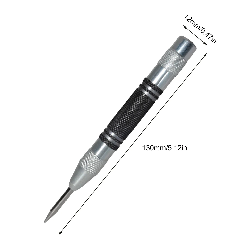4-Inch Automatic Center Punch Adjustable Impact Spring Loaded Automatic Punch Hand Tools Spring Punch for Metal Wood Glass Steel
4-Inch Automatic Center Punch Adjustable Impact Spring Loaded Automatic Punch Hand Tools Spring Punch for Metal Wood Glass Steel