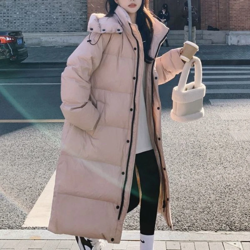 Pink Down Cotton Women's Winter 2023 New Trendy Korean Style Mid-length Fashionable Warm Coat Cotton Coat for Women
Pink Down Cotton Women's Winter 2023 New Trendy Korean Style Mid-length Fashionable Warm Coat Cotton Coat for Women