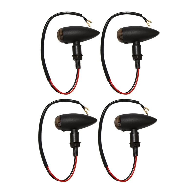 4Pcs/Set Smoke Amber Motorcycle-Bullet Turn Signal Indicator Light Lamp Universal For Honda/Yamaha/Suzuki/Kawasaki
4Pcs/Set Smoke Amber Motorcycle-Bullet Turn Signal Indicator Light Lamp Universal For Honda/Yamaha/Suzuki/Kawasaki