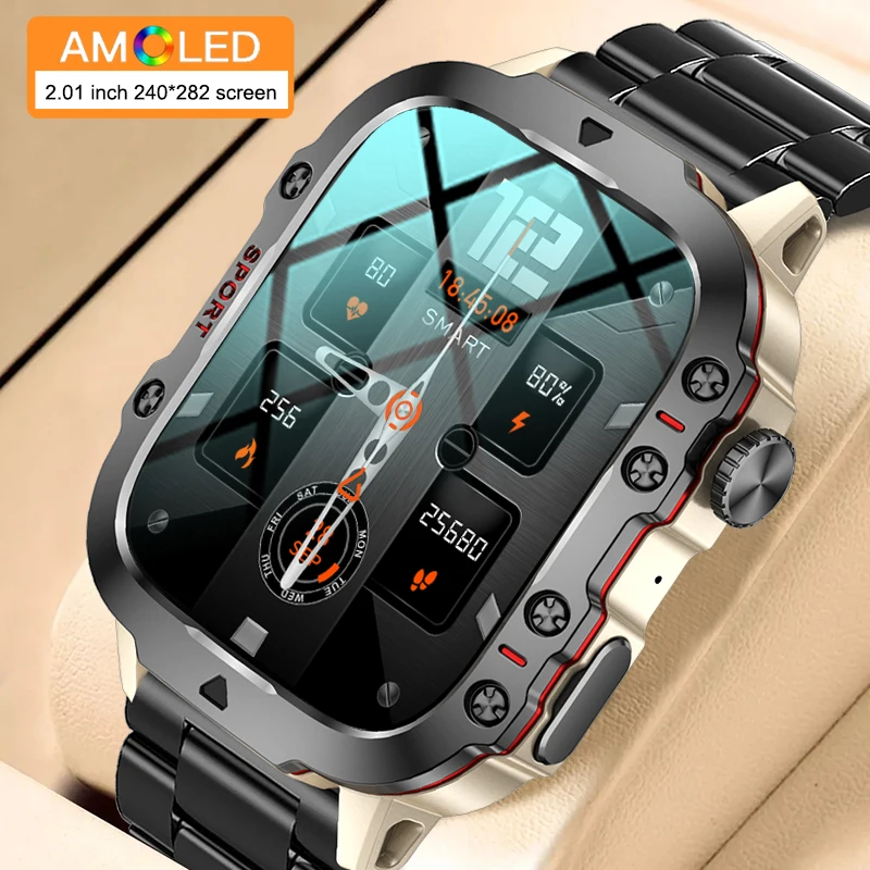 2024 Outdoor Smart Watch Men 2.01 AMOLED HD Screen Bluetooth Call Smart Watch Heart Rate Blood Oxygen Sport Waterproof Bracelet
2024 Outdoor Smart Watch Men 2.01 AMOLED HD Screen Bluetooth Call Smart Watch Heart Rate Blood Oxygen Sport Waterproof Bracelet