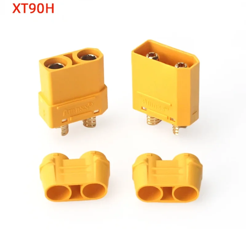 

Amass XT90 XT90H Battery Connector Set 4.5mm Male Female Gold Plated Banana Plug For RC Model Battery