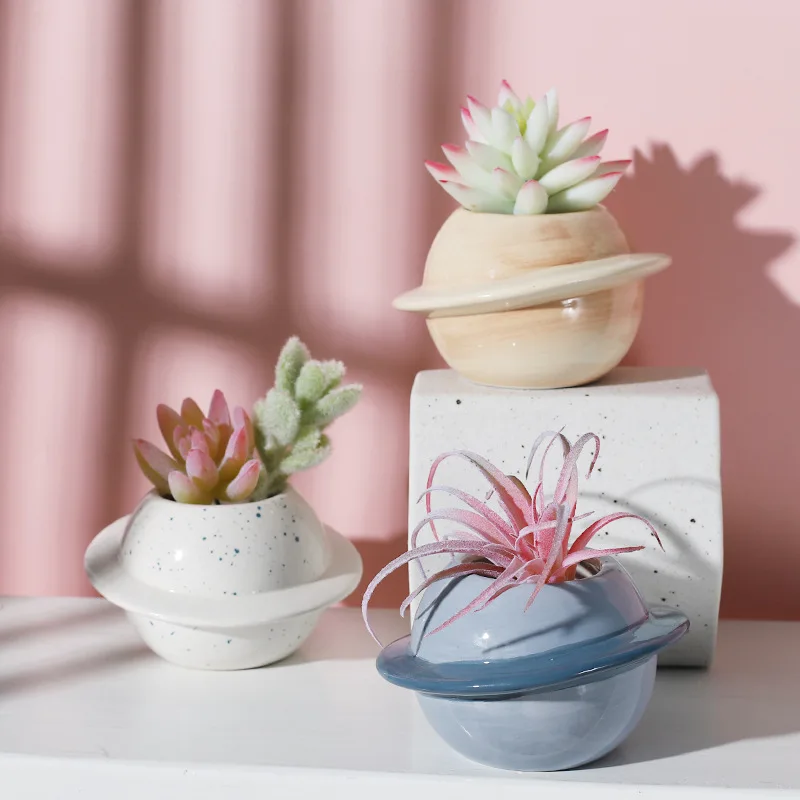 Planet Succulent Flower Pot Ceramic Cute Small Fresh Ins Literary Decoration Potted Gardening
Planet Succulent Flower Pot Ceramic Cute Small Fresh Ins Literary Decoration Potted Gardening