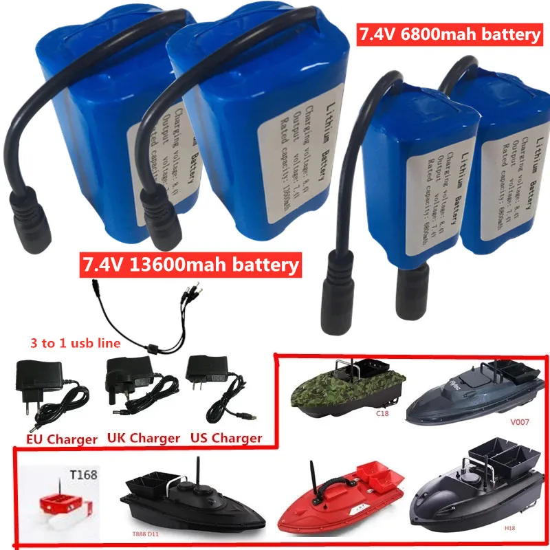 T168 2011-5 T188 T888 V007 и т. Д., лодка для рыбалки на радиоуправлении, умные Запчасти для лодок с приманкой на радиоуправлении, 13600 мАч, 6800 мАч, зарядное...
T168 2011-5 T188 T888 V007 и т. Д., лодка для рыбалки на радиоуправлении, умные Запчасти для лодок с приманкой на радиоуправлении, 13600 мАч, 6800 мАч, зарядное...