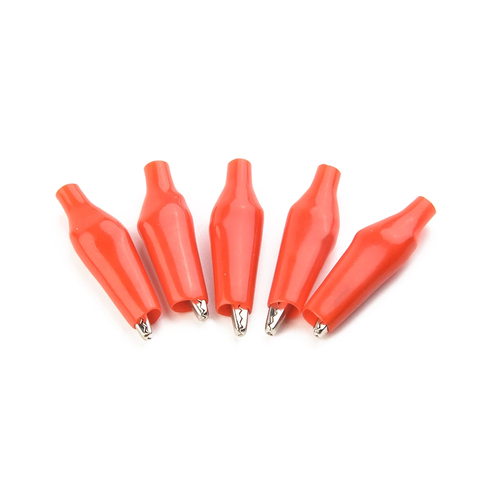 20*Black Red Soft Plastic Coating Test Probe Alligator Clip Electrical Clamp Connectors & Terminals Alligator Clips
20*Black Red Soft Plastic Coating Test Probe Alligator Clip Electrical Clamp Connectors & Terminals Alligator Clips