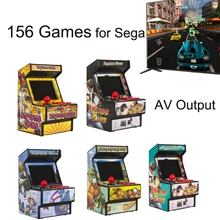 16 Bit Mini Arcade Game Machine Video Game Consoles 156 Games for Sega 2.8 Inch Retro Handheld Game Player Support AV Output