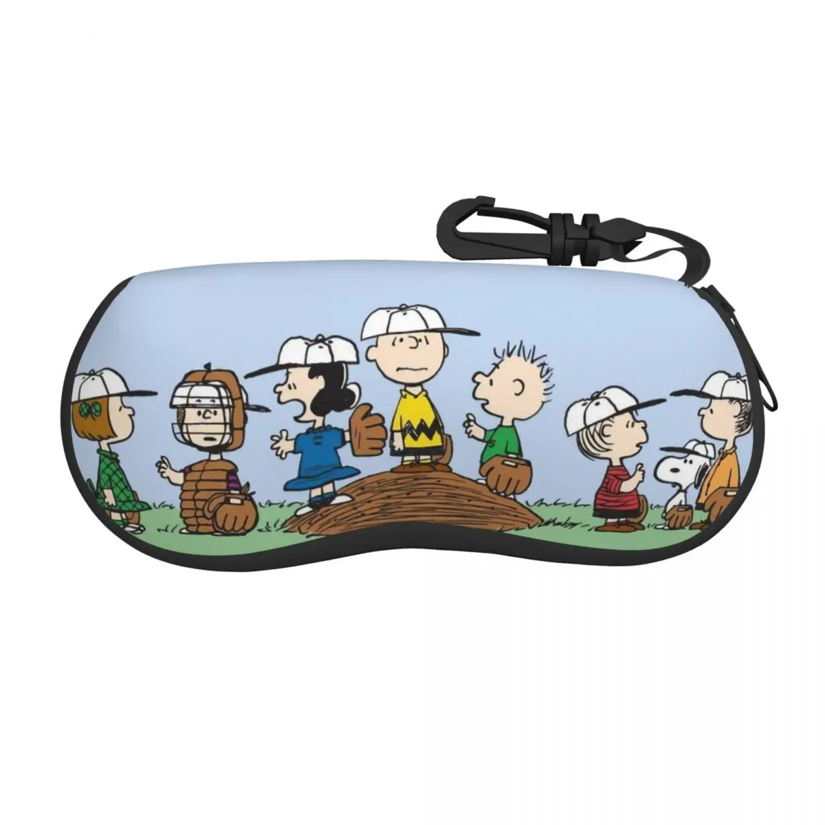 

Peanuts Comic Characters Glasses Case Men Women Convenient Box Snoopy Charlie Brown Glasses Storage Box Small Eye Contacts Case