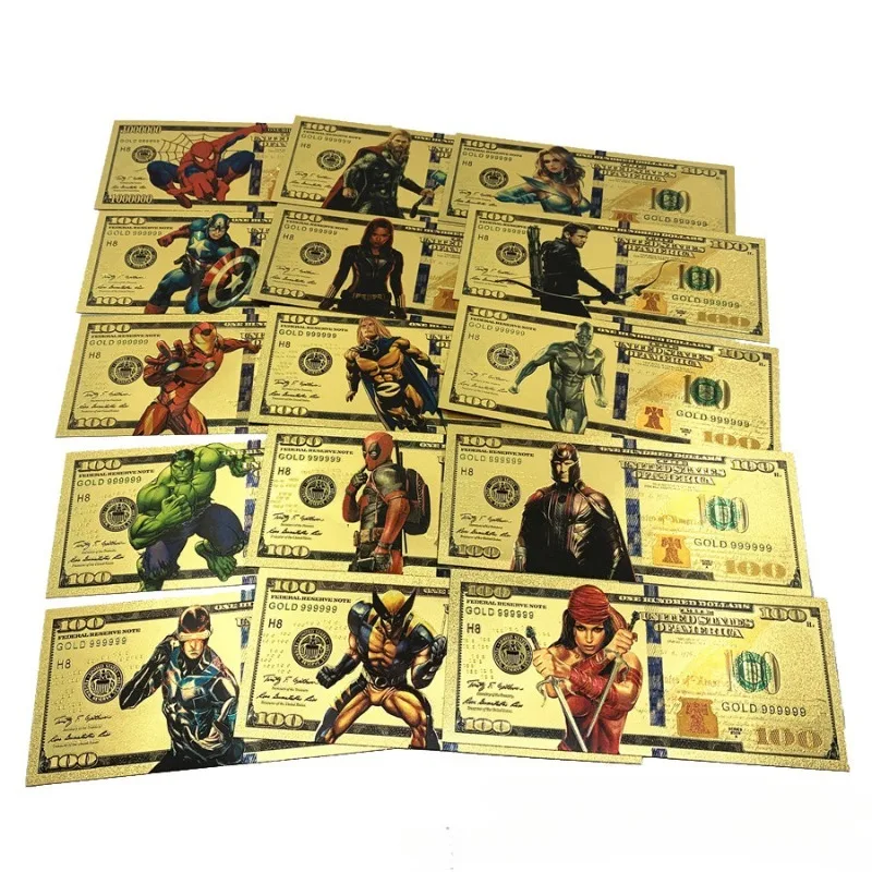 Бумажные украшения из золотой фольги Marvel Мстители, аниме игрушки, фигурки Железного человека, Капитана Америка, собирайте деньги, подарки для детей на день рождения
Бумажные украшения из золотой фольги Marvel Мстители, аниме игрушки, фигурки Железного человека, Капитана Америка, собирайте деньги, подарки для детей на день рождения