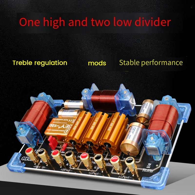 Two Way Speaker Crossover 15 18 Inch Stage Performance High Power Frequency Divider Professional Imported Performance Speakers
Two Way Speaker Crossover 15 18 Inch Stage Performance High Power Frequency Divider Professional Imported Performance Speakers