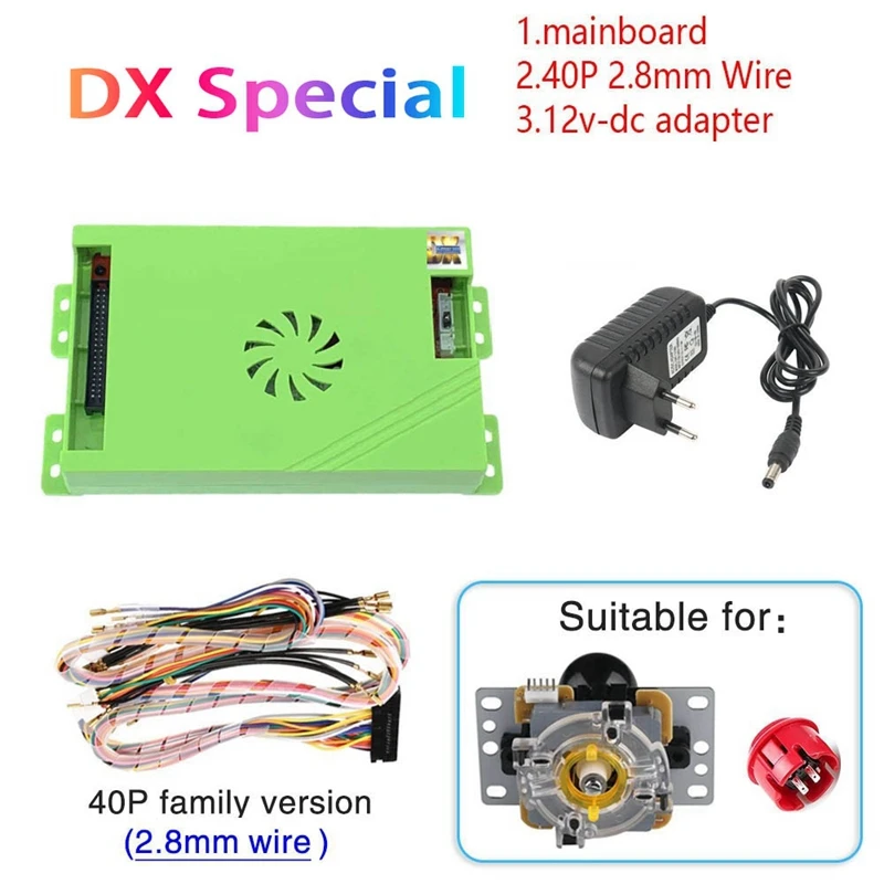 MOOL For Pandora Saga Box DX Motherboard+2.8Mm Cable 5000-In-1 Arcade Game Console Jamma For Coin Pusher
MOOL For Pandora Saga Box DX Motherboard+2.8Mm Cable 5000-In-1 Arcade Game Console Jamma For Coin Pusher