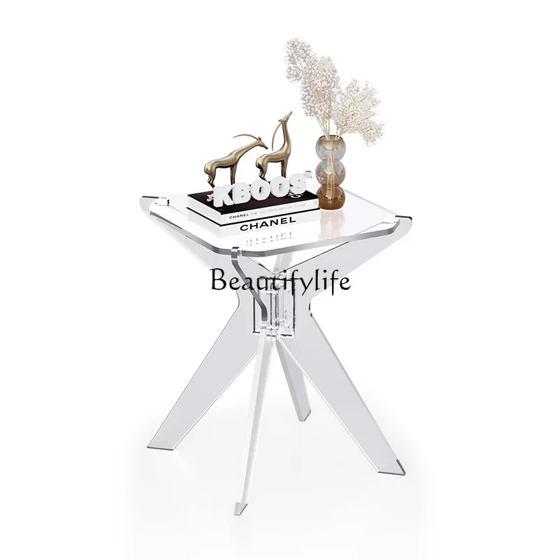 Light Luxury Acrylic Tea Table Modern Minimalist Living Room Sofa Side Table Bedside Table Floor Small Square
Light Luxury Acrylic Tea Table Modern Minimalist Living Room Sofa Side Table Bedside Table Floor Small Square