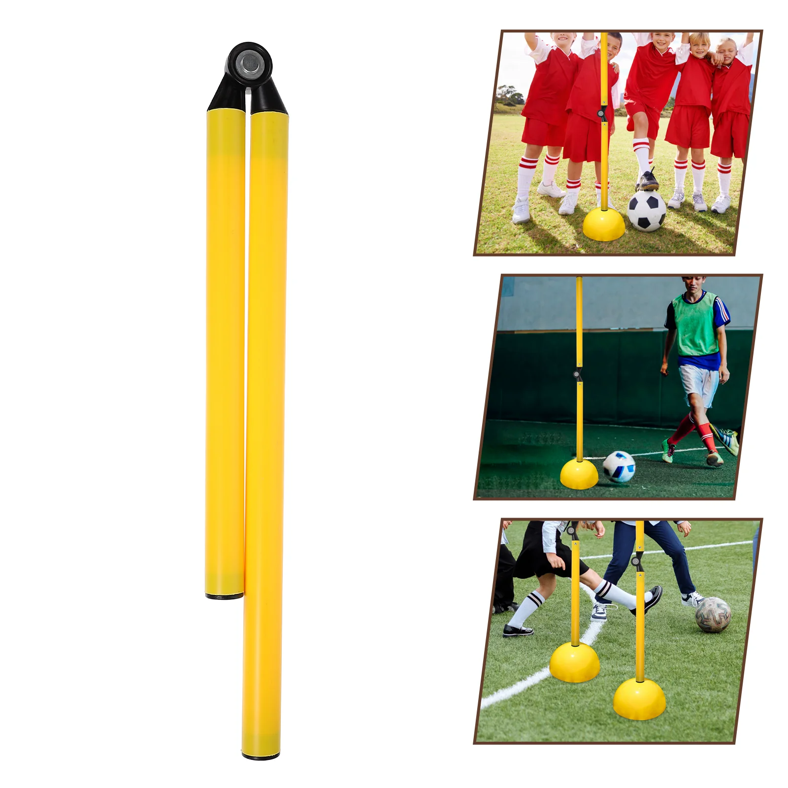 

Soccer Training Equipment Pole Poles for Fold Football Drill Folding Agility Tool