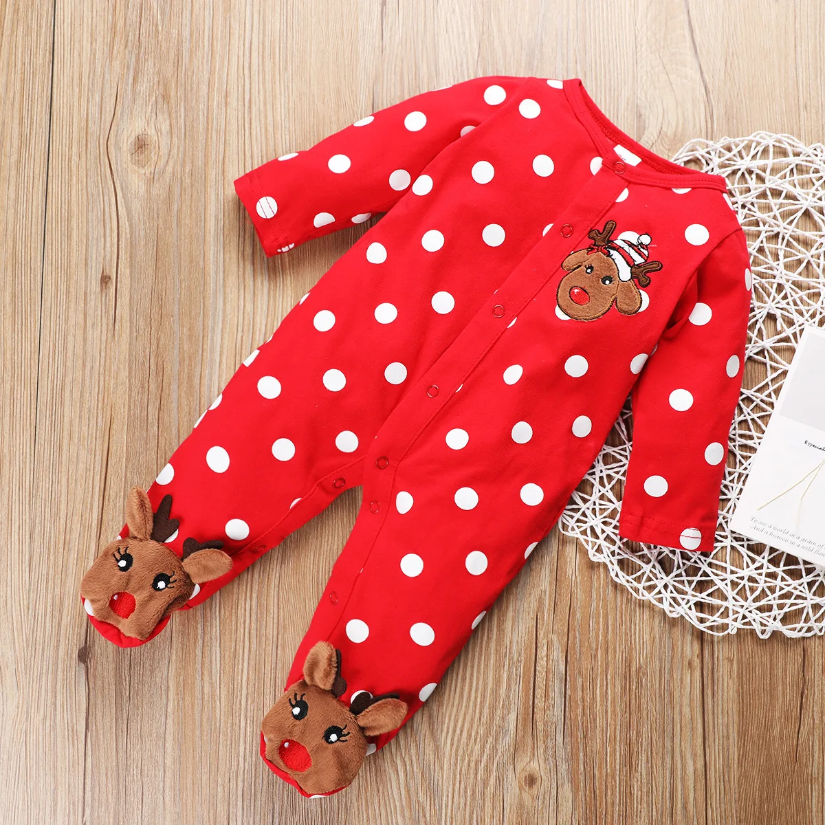 JENYA New Fashion Kids Christmas Baby Boy Girl Rompers Newborn Infant Baby Cartoon Deer Red Jumpsuit Playsuit Xmas Baby Costumes
JENYA New Fashion Kids Christmas Baby Boy Girl Rompers Newborn Infant Baby Cartoon Deer Red Jumpsuit Playsuit Xmas Baby Costumes