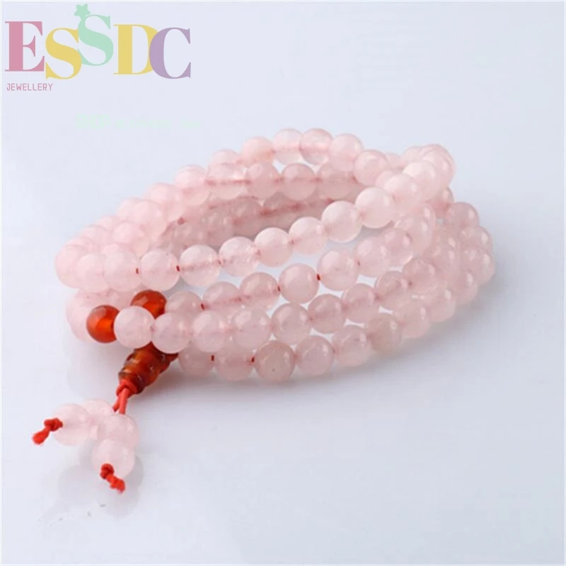 Dropship Natural Crystal Pink Chalcedony 6mm 108 Beads Female Layer Multi Circle Bracelet Yoga Healing Jewelry
Dropship Natural Crystal Pink Chalcedony 6mm 108 Beads Female Layer Multi Circle Bracelet Yoga Healing Jewelry