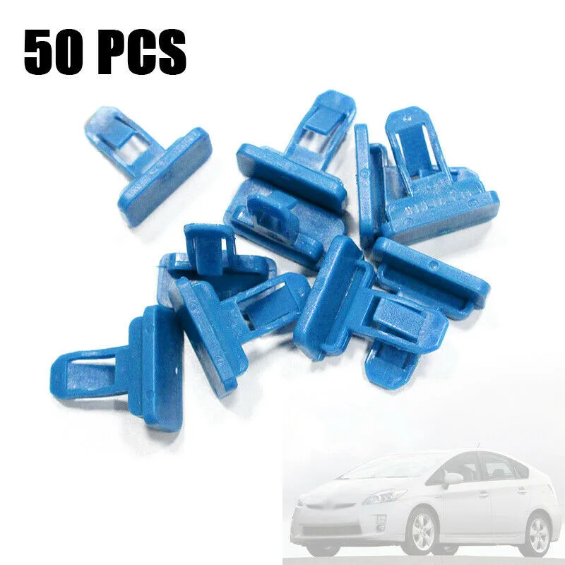 

New Useful Durable High Quality Rivet Fasteners Parts Pin Push Nylon Accessory Car Clip Plastic SUV Trim 50pcs