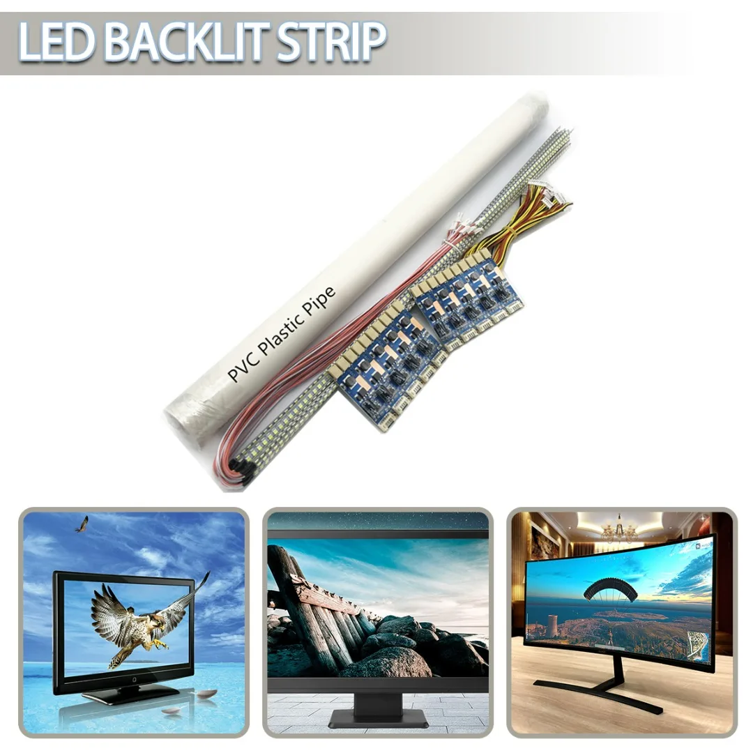 19/22/24 Inch-wide Universal LED Backlight Strip Kit Portable Liquid Crystal Display Lamp Tube For LCD Monitor 2 Strips
19/22/24 Inch-wide Universal LED Backlight Strip Kit Portable Liquid Crystal Display Lamp Tube For LCD Monitor 2 Strips