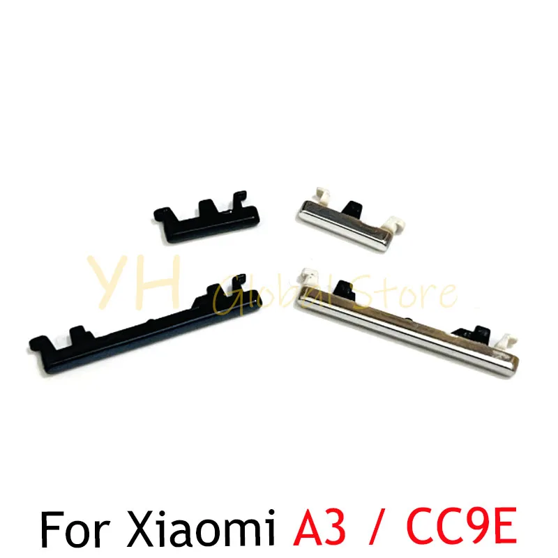 

50PCS For Xiaomi Mi A3 CC9E MiA3 Power Button ON OFF Volume Up Down Side Button Key Repair Parts