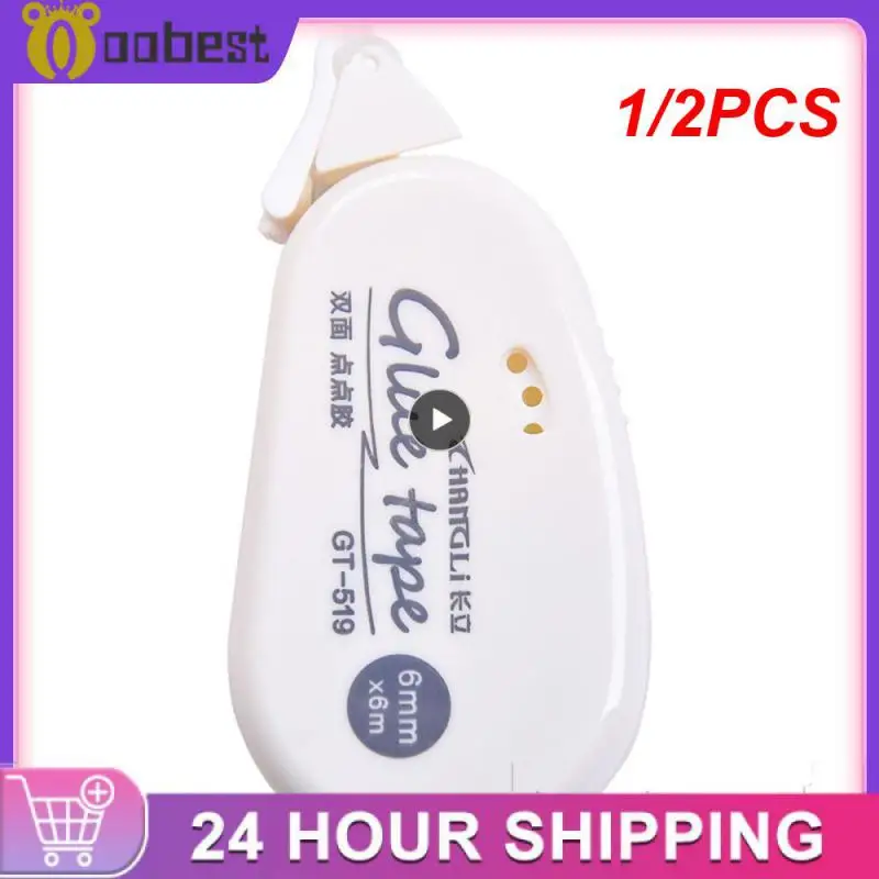 1/2PCS 6m*6mm Double Sided Adhesive Scrapbooking Collage Photo Album School Stationery Supplies Roller 
1/2PCS 6m*6mm Double Sided Adhesive Scrapbooking Collage Photo Album School Stationery Supplies Roller