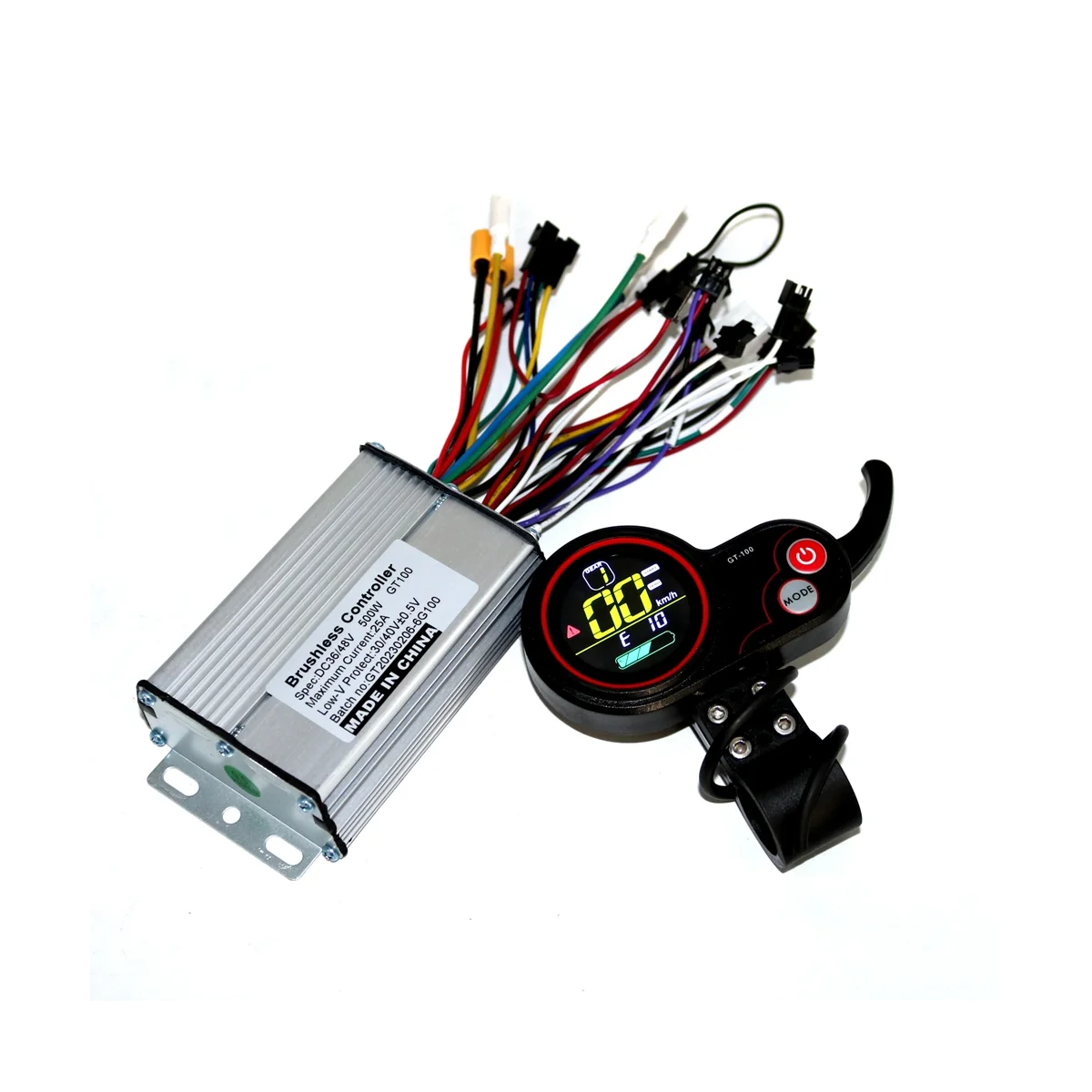 36V/48V 350W BLDC Electric Scooter Controller E-Bike Brushless Speed Driver and LCD Display One Set
36V/48V 350W BLDC Electric Scooter Controller E-Bike Brushless Speed Driver and LCD Display One Set