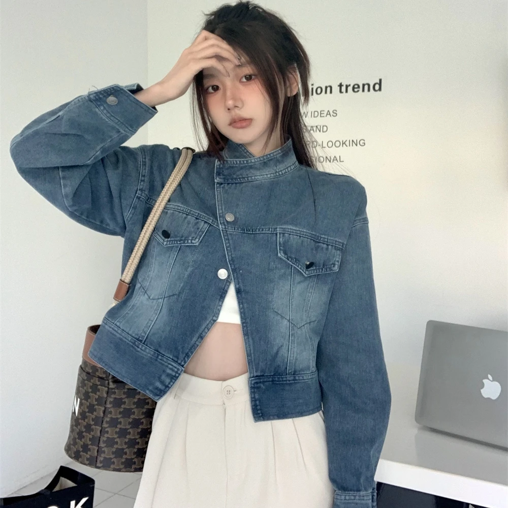 2023 Spring New Women's Denim Jacket Retro Fashion Versatile Irregular Long-Sleeved Round Neck Loose Coat Free Shipping
2023 Spring New Women's Denim Jacket Retro Fashion Versatile Irregular Long-Sleeved Round Neck Loose Coat Free Shipping