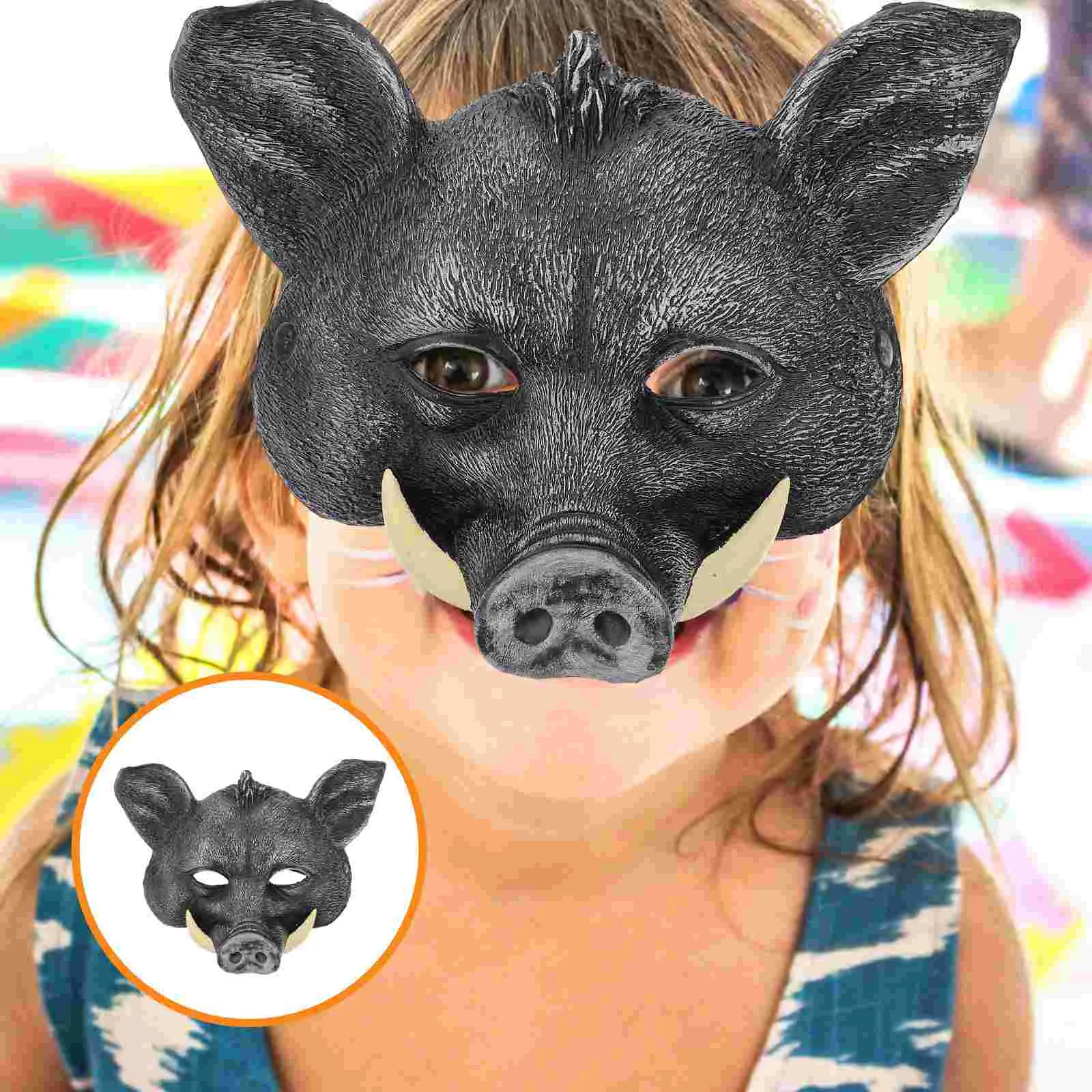 Halloween Animal Mask Wild Boar Design Mask Wild Boar Cosplay Decorative Mask Carnival Party Performance Mask Costume Accessory
Halloween Animal Mask Wild Boar Design Mask Wild Boar Cosplay Decorative Mask Carnival Party Performance Mask Costume Accessory