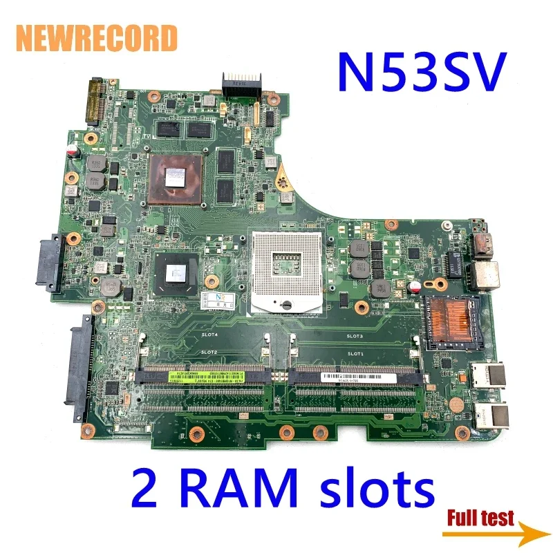 For Asus N53S N53SV N53SN N53SM Laptop Motherboard GT540M GPU 2 RAM Slots HM65 Full Test Main Board
For Asus N53S N53SV N53SN N53SM Laptop Motherboard GT540M GPU 2 RAM Slots HM65 Full Test Main Board
