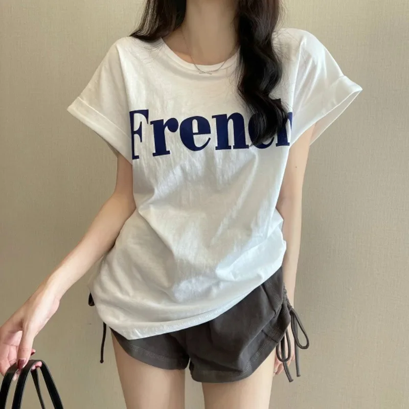 2024 New Internet Celebrity Slimming Off Shoulder Sleeves Short Sleeved T-shirt Loose Fitting Women's Summer Women's Top
2024 New Internet Celebrity Slimming Off Shoulder Sleeves Short Sleeved T-shirt Loose Fitting Women's Summer Women's Top