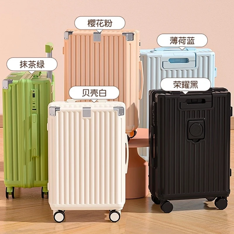 

New 20"22"24"26"28"Inch Women Lovely Pink Brand Rolling Luggage Men Fashion Borading Suitcase Universal wheel Travel Trolley Box