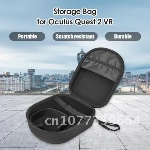 

Travel Carrying Case for Oculus Quest 2 VR Headset EVA Storage Bag Portable Protective Bag Box for Oculus Quest 2 VR Accessories