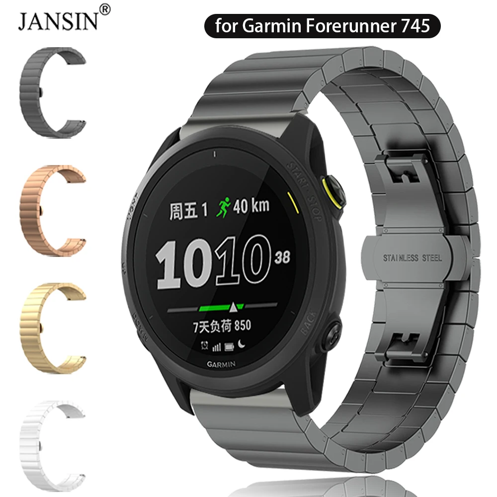 Металлический ремешок для Garmin Forerunner 745, браслет для Garmin Forerunner 745, пряжка-бабочка, ремешок для часов, аксессуары для наручных часов
Металлический ремешок для Garmin Forerunner 745, браслет для Garmin Forerunner 745, пряжка-бабочка, ремешок для часов, аксессуары для наручных часов